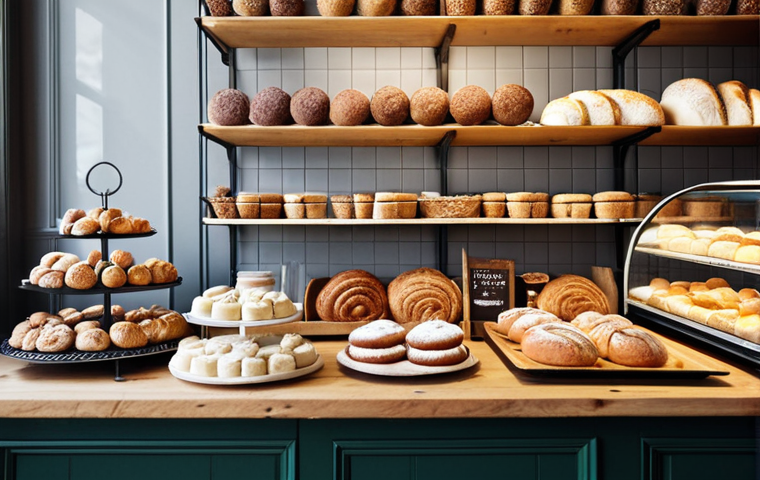 **

A cozy, gluten-free bakery in Stockholm with a focus on attracting environmentally conscious parents in the city. The image should convey a sense of quality, natural ingredients, and a welcoming atmosphere.

**